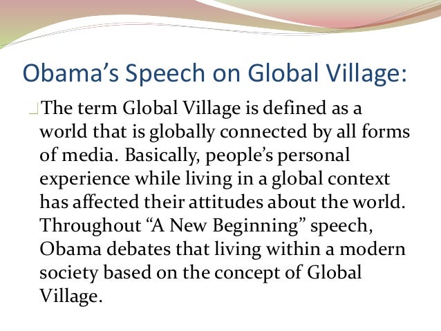 globalization essay what make the world a global village